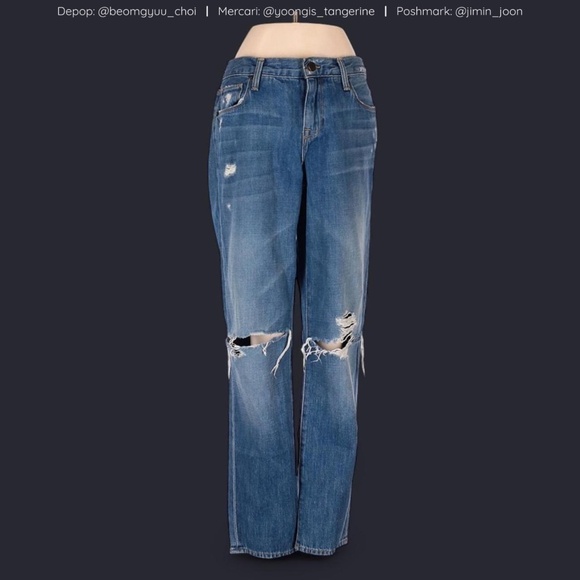 Low rise straight jeans - Picture 1 of 8
